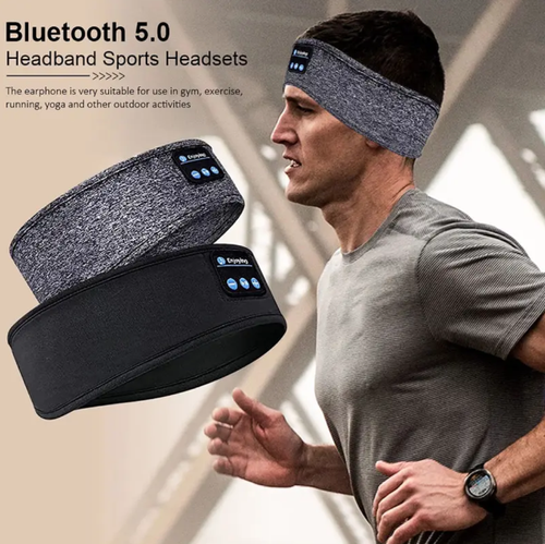 Bluetooth music headband sleep mask integrates a soft-touch headband, a Bluetooth earphone, and a light-blocking eye mask. It can be used for both sleep assistance and music listening during exercise. It has a long battery life and simple operation. Suitable for travel, midday naps, and before bedtime, it allows you to enjoy comfort in the music and darkness. It is a thoughtful companion for falling asleep and exercising.