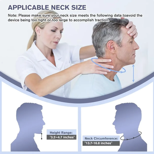 This medical cervical traction device adopts triple power traction and air support technology, which can precisely correct the curvature of the cervical vertebrae and relieve the pressure on the intervertebral discs. The medical-grade material is comfortable and fits well, and the operation is convenient. It is an excellent choice for those recovering from cervical spondylosis and for office workers for daily neck protection.