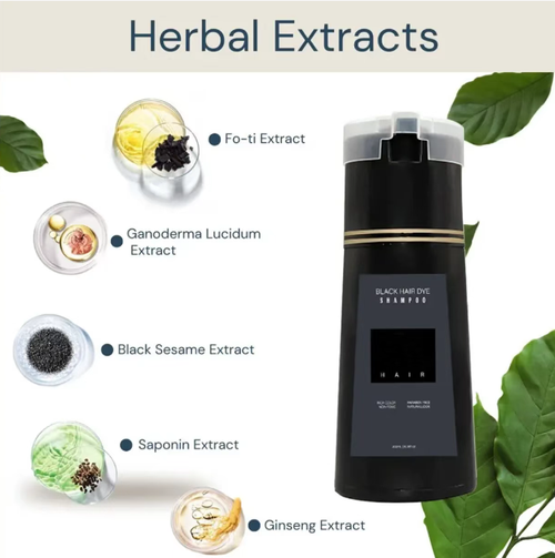 Order today and you will receive 3 bottles of natural organic simple and quick shampoo and dye cream. It has both the functions of shampoo and dye. It can naturally whiten your hair within 10 minutes, and after dyeing, it can also make your hair strands soft and moist. This portable bottled product is suitable for various scenarios and is convenient for lazy people to maintain a stable hair color easily.