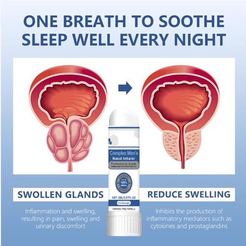 Order today and you will receive 5 bottles of the Male Discomfort Relief and Vitality Enhancing Nasal Inhalation Care Rod. It is a nasal inhaler specially designed for men. It is made with 100% natural herbal ingredients and does not contain hormones. The professional formula helps relieve symptoms such as frequent urination and swollen prostate, allowing you to alleviate discomfort, enjoy good sleep and regain vitality.