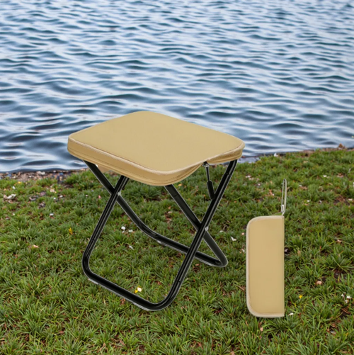 Backpack-style pen bag and folding chair, imaginative black technology One tool for two uses. When unfolded, it instantly transforms into a mini folding chair. The Oxford fabric is durable and the structure is stable, capable of withstanding weight. Suitable for use at school, camping, or when taking a break on the street. This is a creative and practical outdoor gadget!