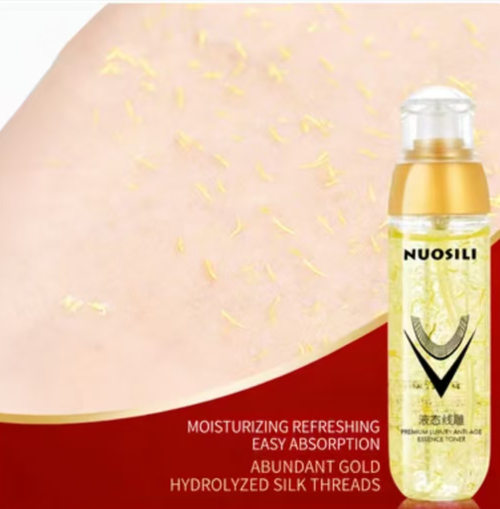 Silk, Bird's Nest, Collagen and Yeast Essence Liquid. Grab 4 bottles today! Silk + Bird's Nest + Yeast Essence. Just one application fills the skin with collagen. Say goodbye to tired-looking skin from staying up late and rough skin during the change of seasons. Your skin becomes soft and tender instantly. After use, fine lines fade, yellowish discoloration disappears. The lustrous texture is clear and not sticky. At home, you can create a collagen-firming and elastic skin.