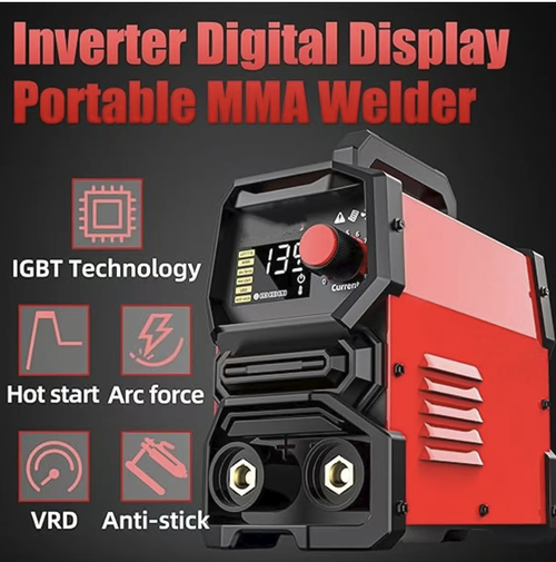 This 315-watt multi-plate welding machine adopts IGBT inverter technology and supports both MMA and Lift TIG modes. It can weld various materials such as cast iron and stainless steel. It features functions like thermal startup and anti-sticking strips. The machine is portable and durable, making it an ideal choice for both home repair and industrial operations. Easily unlock the unlimited possibilities of welding.