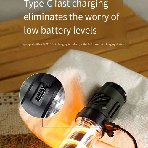 This outdoor camping mosquito repellent lamp features dual light sources for both close and far distances. It has a built-in mosquito repellent module to create a mosquito-free barrier. Equipped with a portable hook, tripod, and strong magnetic design, it is suitable for various scenarios. Compact and portable, it provides a bright light for camping nights without mosquitoes, making it the night guardian for campers.