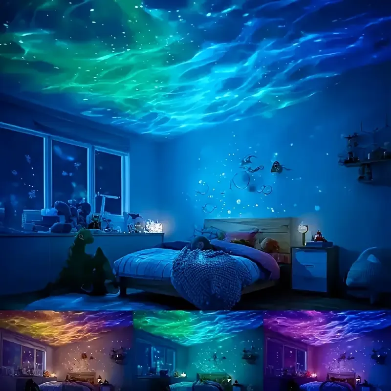 LED remote control water ripple night light, are you tempted?