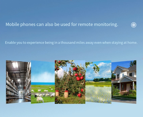 Solar-powered wireless surveillance camera: Secure your place even without electricity or internet connection. Day and night full-color images, IP66 waterproof. Suitable for farms, villas, construction sites. With motion detection alarm and two-way communication, it is your intelligent sentinel for comprehensive security.