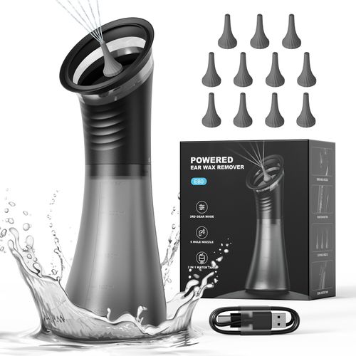 Still troubled by ear cleaning? The 360-degree vortex electric ear cleaner is here! The 360° wrap-around gentle cleaning technology gently removes earwax without irritating the eardrum. It has three modes to meet different needs. The device is small and portable, and the replacement nozzle is clean and hygienic. With a single charge, it has an extremely long battery life. Say goodbye to ear cleaning shops easily, and enjoy free and convenient ear canal cleaning anytime!
