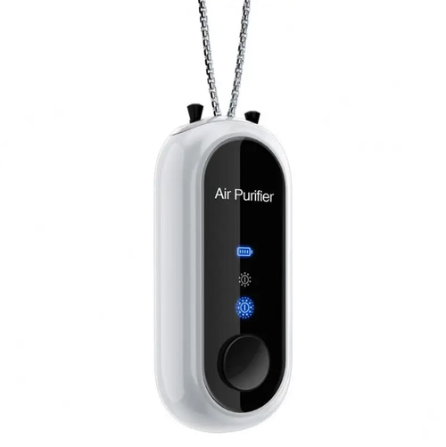 This mini negative ion air purifier with a neck strap is lightweight and portable, suitable for carrying around. It can be charged via USB and has a status indicator light. It is operated with a single button and is simple to use. It can improve local odors and smoke smells around. The running noise is low, making it suitable for commuting and travel. No filter replacement is required, regular cleaning and maintenance are sufficient.