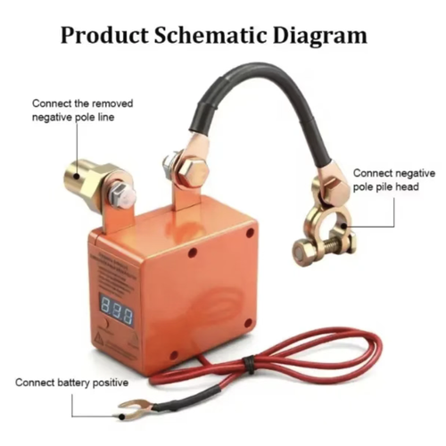 The intelligent remote power-off switch for cars, with wireless remote control for one-touch power on off, preventing battery depletion and leakage, capable of withstanding high current and providing stable compatibility for 12V vehicles. The installation is convenient and does not damage the wiring. It offers multiple safety protections and is the safe guardian for your car battery. Make vehicle usage more convenient and safer.
