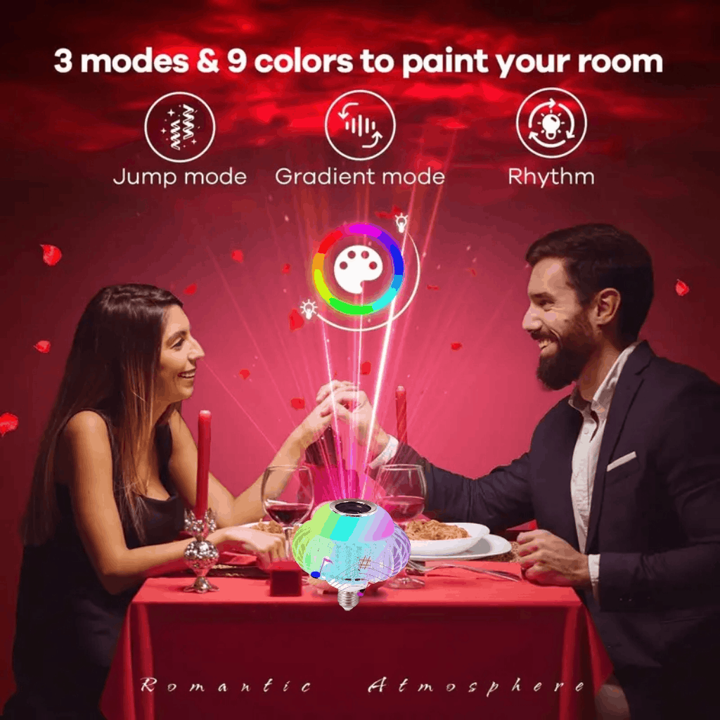 Black technology smart lantern Bluetooth music light, a must-have for family gatherings and birthday parties