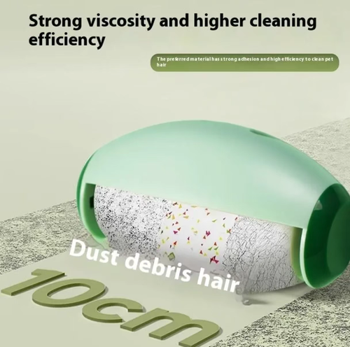 After one use, it can remove dust from clothes, cat hair from sofas and debris from carpets. It can be cleaned and reused, saving both paper replacement costs and being environmentally friendly. It takes up little space and is easy to store. It is perfect for pet owners and those who like to wear knitted clothes. If you place an order today, we will send you a total of 3 new models of home-use washable roller portable hair remover.
