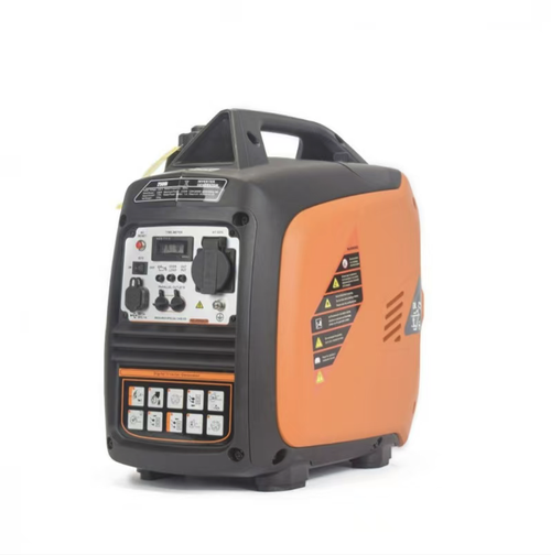 2kW silent variable-frequency gasoline generator, low power consumption, silent variable-frequency voltage stabilization, output pure current suitable for various household appliances, portable and easy to carry, applicable in multiple scenarios, equipped with multiple safety protections, is a reliable power supply device for outdoor camping, RV travel, and home emergency use. It is a practical device for achieving electricity freedom.