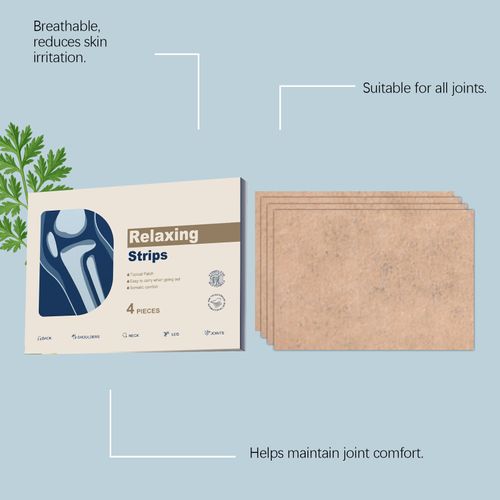 Order today and you will receive 4 boxes of powerful herbal ingredients natural knee joint breathable and lightweight patches. The mugwort essence can gently penetrate, glycerin locks in moisture, and hyaluronic acid repairs the skin barrier. The breathable and lightweight material is suitable for areas such as shoulders, neck, waist, back and knees. You can wear it every day without affecting your activities, providing all family members with all-day joint comfort protection.