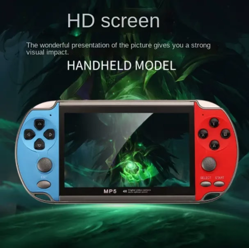 Portable game console with a 4.3-inch high-definition screen, smooth dual-stick operation, built-in thousands of classic FC arcade games, supports two-player battles and TV gaming. It can also play music and watch videos. The TF card can expand memory. With a large-capacity battery that lasts for 4-6 hours, it is portable and compact, allowing you to enjoy the joy of childhood games with you wherever you go.