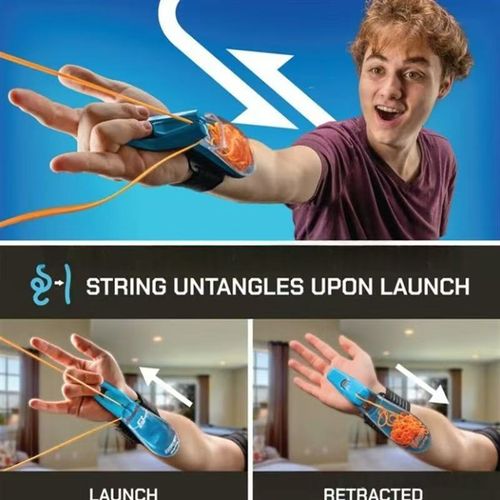Happy childhood takes on a new level! The night glow slingshot glows even in the dark. The wristband's string has a fluorescent effect that catches the eye. USB-C fast charging provides 1-hour battery life for a whole day. The dual strings don't get tangled and the shooting is smooth. The wristband can be adjusted to fit both adults and children. It's lightweight and easy to carry. It becomes the center of attention when used for night walks or camping, providing relaxation and fun.