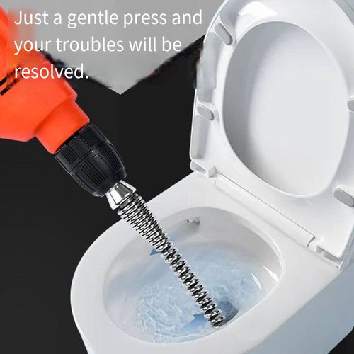 Kitchen grease? Hair blocking the drain in the bathroom? Traditional tools don't work and are troublesome? This amazing device has a 5-meter soft shaft that can reach deep into the pipes. The electric drill has strong power to break up the blockages. The non-slip handle makes it easy to operate, even for the elderly. It can clear all the blockages in the sink, floor drain, and toilet, saving money and avoiding hassle.