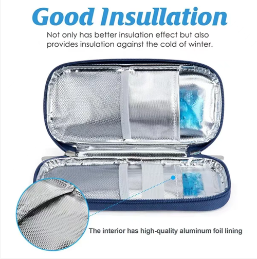 This insulin cooler is equipped with high-precision sensors and TSA ice packs. It provides long-lasting insulation and precise temperature control. It has multiple layers of protection, can withstand shock and pressure. The design is lightweight and compact, with a large capacity for storage, and it has a convenient carrying handle and digital display. It is worry-free to carry when traveling and is the preferred companion for diabetic patients when going out.