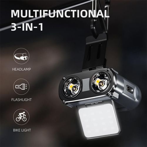 New model of multi-functional strong light sensing headlamp, super bright, long-range, long-lasting battery life, outdoor fishing cap clip lamp