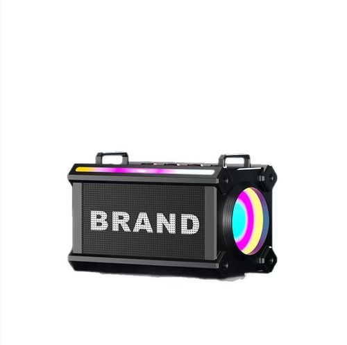 Glowlight Speaker, with a large battery providing all-day power, allowing you to enjoy music outdoors without worry. Serial ring stereo + full-range speaker, the sound quality is comparable to a home concert, the dazzling glow flows with the rhythm, instantly creating an atmosphere for camping or parties. Compact and portable, it can be carried in a bag and taken anywhere, becoming an exclusive live performance wherever you go!