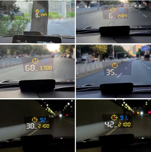 Car GPS HUD, Car OBD Universal Speedometer, Car Compass Projector, Car Electronics for Car Video Surveillance, Dashboard, Automotive, LED