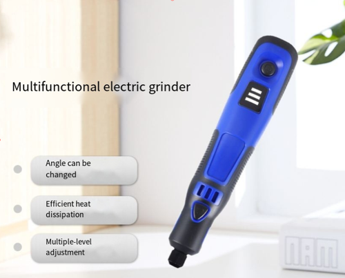 Multifunctional electric grinding machine, extremely practical! Excellent for grinding, polishing, engraving, drilling, and cutting. It can easily handle various manual tasks. Compact and easy to operate, it is an excellent tool for both hobbyists and professionals. Holding it in your hand feels like having the power of a creator. It's simply amazing!