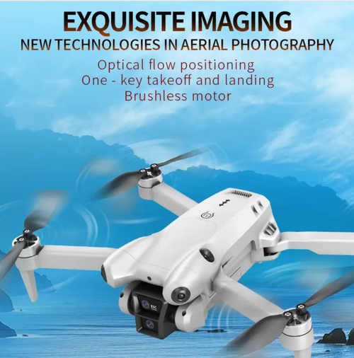 4K dual-camera aerial drone, 90° adjustable gimbal supports multi-angle switching, optical flow hovering technology ensures stable shooting without shaking, shock-resistant body + folding design makes it portable and easy to carry. Even beginners can operate it with one click. Dual batteries provide long-lasting power. Suitable for both travel and daily creative work. Easily capture cinematic-quality masterpieces.