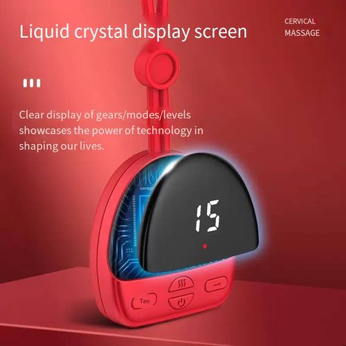 Intelligent constant-temperature cervical massage device. Low-frequency electrical pulses simulate real human massage. 42-52℃ constant-temperature hot compress promotes circulation. The large LCD screen is easy to operate and offers multiple modes. The ergonomic design fits the cervical spine. Portable and easy to carry, it is a healer for tired neck and shoulders at any time.