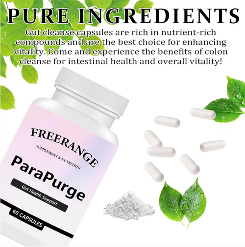 Order today and you'll receive 3 bottles. You'll get 180 capsules of intestinal cleansing formula, which is a pure formulation. It can kill parasites and gently cleanse the intestines. It can relieve prolonged sitting-induced bloating and sluggishness, and restore a light state. For those who sit for long periods or have sluggish intestines after staying up late, taking it will gradually ease the discomfort, and even make your breath feel fresher.