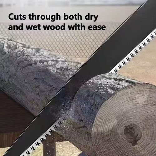 Professional Grade Japanese Teflon-Coated Curved Hand Saw with Three-Sided Precision Grinding Teeth, Heavy-Duty Non-Bending Alloy Steel Blade, and Ergonomic Curved Handle for Maximum Cutting Power – Effortlessly Cuts Through Both Dry and Wet Wood, Ideal for Tree Pruning, Camping Firewood Prep, Gardening Tasks, Landscaping Projects, Outdoor Survival, Backyard Maintenance, and DIY Home Improvement Jobs