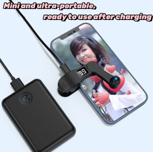 Smartphone screen automatic clicker, intelligently adjusting click frequency and duration, far-infrared sensing for precise response, 360° rotating stand for stable operation without blocking the screen, USB power supply for worry-free battery life, allowing you to easily operate your phone and say goodbye to finger fatigue.