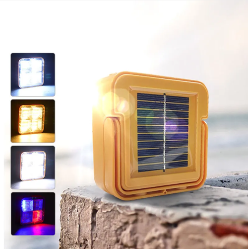 Outdoor Camping Floodlight Portable Solar Spotlight Mobile Emergency Lighting