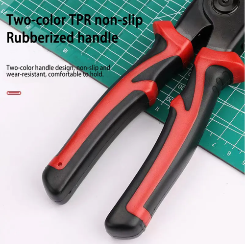 These five-in-one interchangeable-tip pliers can cut wire, strip, twist, crimp, and cut wire—all in one go. The precision-forged body cuts through thickened wire and easily unscrews stubborn screws, even with the added bonus of being deformed by force! Five sets of quick-detachable tips allow for instant swapping. Whether you're repairing appliances, modifying your car, or just doing everyday DIY, these pliers are perfect for any situation. No more searching through drawers for tools!