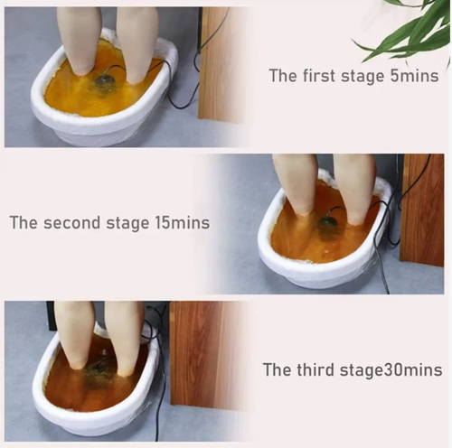 Must-have for office workers! A compact foot bath with water therapy, simply press the button to activate ion energy release, relieving swollen feet and sore legs. With a 30-minute timer, it promotes circulation and metabolism. It operates at a safe low pressure and doesn't take up much space. It can be used even when traveling or renting a place. Just fill the basin with water and enjoy the SPA-level relaxation. After soaking before bedtime, you'll sleep soundly.