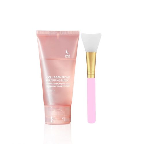 Korean Collagen Moisturizing Hydro-Pull Mask: The night collagen preservation film. Apply for 15 minutes to form a film. It cleans pores, replenishes collagen, and after removal, the face becomes hydrated and radiant, soft and smooth. It is an excellent helper for emergency treatment during long hours of sleep. Place your order today and you will receive 3 boxes of Korean collagen water-light plumping masks.