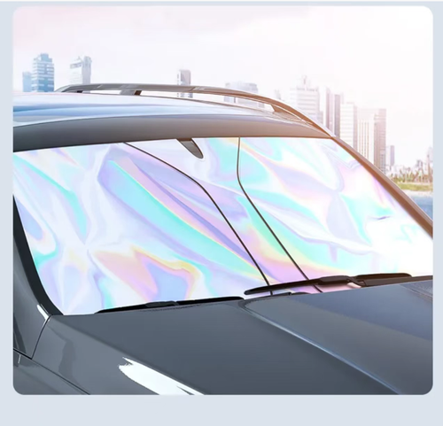Place your order today and you will receive 2 double-layered thickened anti-ultraviolet heat-insulating sunshade for the car front windshield, a titanium silver opaque sunshade panel, 100% opaque, blocking 99% of ultraviolet rays and heat, and reducing the interior temperature by 15-20℃. It fits the front windshield perfectly, is easy to install and store, durable and resistant to aging, protecting the interior of your car.
