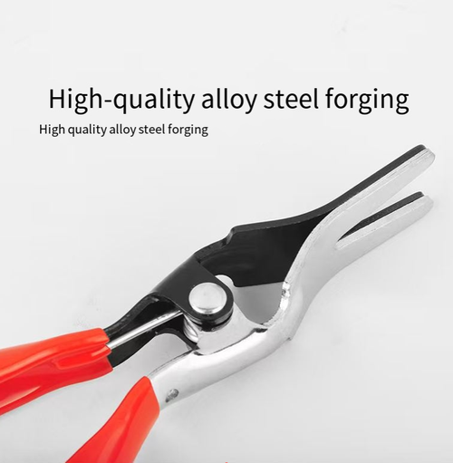 No worries about automotive repair pipe assembly and disassembly! This set of specialized pliers is compatible with fuel urea pipes and filter clamp rings. The jaws fit precisely and have a locking design that saves effort. The high-hardness steel material is durable, and the anti-slip rubber sleeve provides a stable grip. This specialized tool is fast, precise and stable, and even beginners can easily handle pipe-related tasks.