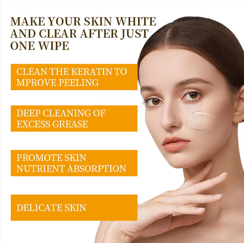 Order today and you will receive 5 bottles of Orange Enzyme Exfoliating and Blackhead Removing Deep Cleansing Gel. It contains gentle enzymes that can break down dead skin cells. It can be used on facial skin and effectively unclogs pores, lightens pigmentation, and nourishes the skin. After use, the skin will feel soft and not tight, and it will naturally have a lustrous appearance even without makeup.