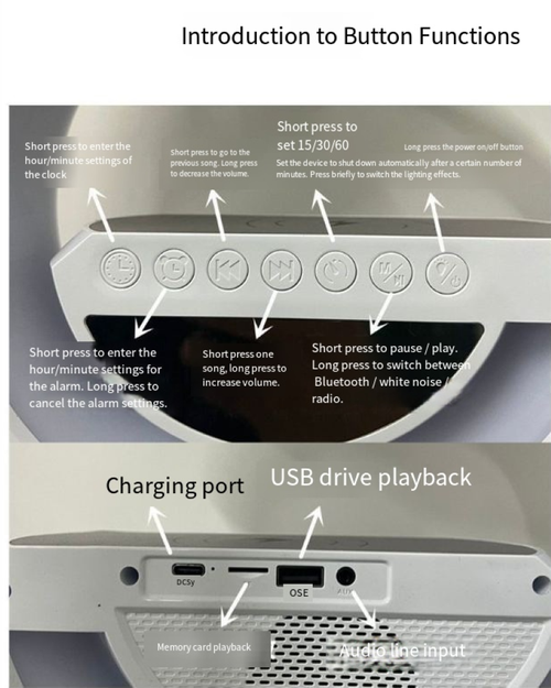 Whether it's the dynamic rhythm of pop music or the soothing melody of light music, it can accurately reproduce them. What's more considerate is that it also supports the playback of white noise. With 13 types of sleep-inducing white noise, it creates a peaceful sleep environment for you, making music not only an entertainment option but also a means of healing the body and mind.