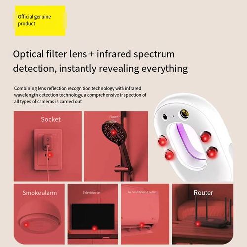 All-scenario Privacy Protection Portable Integrated Device: Optical filter lens, infrared spectroscopy technology precisely locates various hidden cameras. Three sensitivity modes are available to adapt to different usage scenarios. The vibration sensing module effectively prevents theft of doors and windows and luggage, and resolves privacy leakage and illegal intrusion risks during business trips and at home in one step.