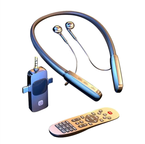 This neck-mounted headset integrates a sound card, microphone and monitoring function. It is compatible with both Android and iOS systems. It has zero delay for synchronous monitoring. The remote control is very convenient for adjusting the sound effect. The headset is lightweight and does not shake. It filters noise and enhances sound quality. It is suitable for product promotion, outdoor recording, and game live streaming. Novices can instantly become professional hosts.