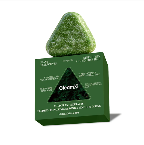 Wavy hair, fine and soft, look at it! Platycladus leaf herbal essence shampoo bar, nourishes the hair roots and washes out a voluminous and fluffy effect on the crown! Natural plant extract formula, creates thick lather, cleanses without damaging the scalp. Order today and get 3 bars for just 1 price! A small piece is extremely durable, convenient for travel and doesn't take up much space. A cup of milk tea price, easily get luscious and shiny hair.