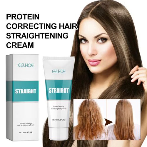 Order today and you will receive 3 boxes of the six-in-one mild formula protein deep nourishing and repairing hair conditioner. EELHOE protein hair conditioner can gently repair frizzy and damaged hair. It is easy to use at home and can create smooth straight hair without the need for hair clips. Its effect lasts for 2 to 3 months. It is suitable for natural curly hair, wavy hair, and hair damaged due to coloring or perming.