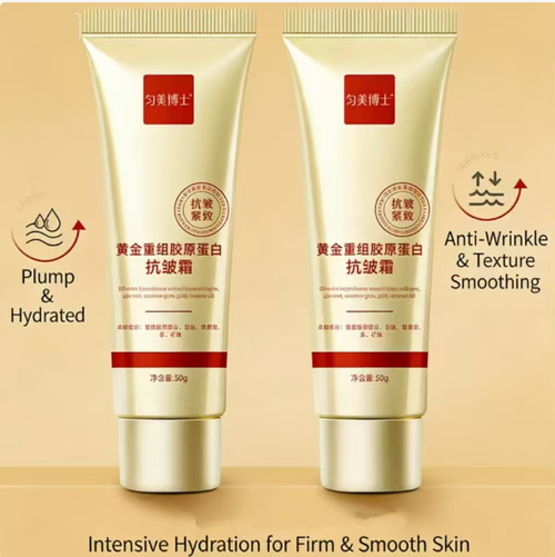 Order today and you will receive 10 boxes of Golden Collagen Anti-Wrinkle Cream. It can reduce fine lines and nasolabial folds with high-activity collagen, and combines with moisturizing factors to lock in moisture. The texture is smooth and easy to absorb, gentle and non-irritating, suitable for all skin types. Use it in the morning and evening to make your skin smooth and firm, giving you a good complexion even without makeup.