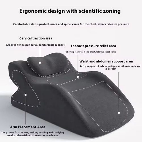 The 27° golden angle fits the body curve. The slow-rebounding memory foam provides support for the waist and hips, dispersing pressure and preventing fatigue even after prolonged use. The thickly divided design accommodates variations in height. The soft yet non-sagging skin-friendly fabric eliminates stickiness. It is easy to exert force without distraction. Finding the angle allows intimacy to shift from cooperation to enjoyment freely.