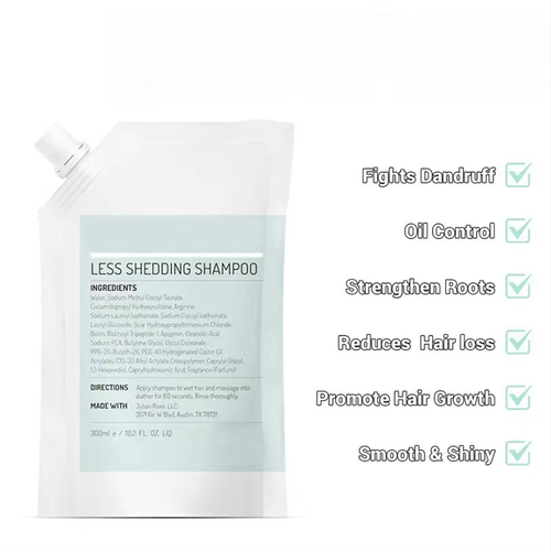 This anti-hair loss shampoo helps prevent hair loss when used for washing, makes the hair follicles fuller, controls oil and dandruff, and is gentle on the hair. It makes the hair fluffy and smooth after washing. The 300ml bagged version is portable and helps to achieve healthy and luscious hair.