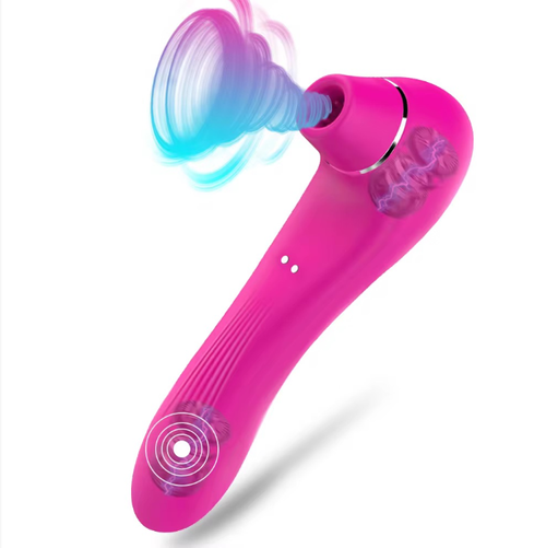This pink massage stick integrates magnetic charging and multi-frequency adjustment. Press the power button for 3 seconds to turn it on, and gently touch to switch between suction and vibration modes. It supports various charging methods such as PC, car, power bank, and power strip, allowing you to relieve physical fatigue anytime and anywhere. With its gentle touch and powerful force, it helps you dispel muscle soreness and opens up a new experience of comfort and relaxation.