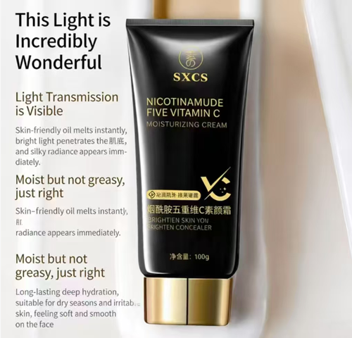 If you place an order today, you will receive 5 bottles of Niconeanami Five-Component Vitamin C Waterproof and Sweat-Resistant Facial Lotion. It only takes 1 minute to achieve a matte makeup effect, covering blemishes and dullness, and eliminating the false appearance of the makeup. Its ice cream texture can closely adhere to the skin, nourish the skin, and last for a whole day. It is a must-have for daily use. Carry a soft light filter with you when going out.