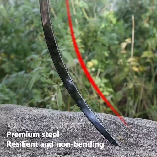 Professional Grade Japanese Teflon-Coated Curved Hand Saw with Three-Sided Precision Grinding Teeth, Heavy-Duty Non-Bending Alloy Steel Blade, and Ergonomic Curved Handle for Maximum Cutting Power – Effortlessly Cuts Through Both Dry and Wet Wood, Ideal for Tree Pruning, Camping Firewood Prep, Gardening Tasks, Landscaping Projects, Outdoor Survival, Backyard Maintenance, and DIY Home Improvement Jobs