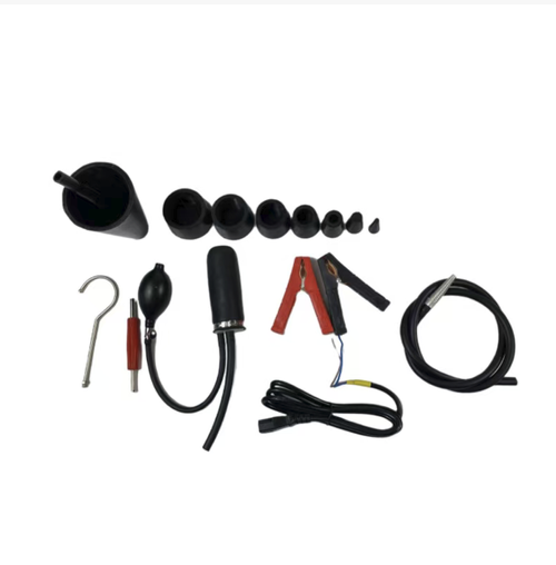 This automotive smoke leak detector supports multi-system detection including intake, EVAP, turbo, and exhaust systems, and can solve 80% of pipeline leakage problems. It features dual independent modes for air and smoke, enabling precise location of leakage points through visual smoke detection. It also includes pressure monitoring, built-in overheat and anti-freeze protection, making it suitable for efficient fault diagnosis in both auto repair shops and DIY scenarios.