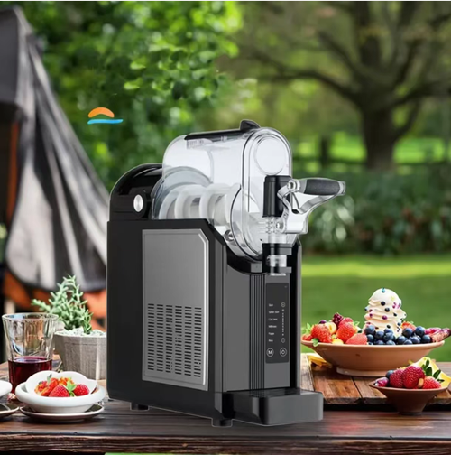 The household fully automatic snow melting machine can be operated with just one click to create smooth snow-melt ice cream and ice slush. It features automatic cleaning with no need for manual maintenance. The small size doesn't take up much space. This machine can be used for multiple purposes, such as making ice pulp juice and milkshakes. It is an all-in-one cold drink wonder for cooling off in summer and for family gatherings, allowing you to enjoy cold drinks with ease.